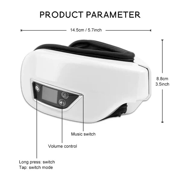 6D Smart Airbag Eye Massager - Kiicity