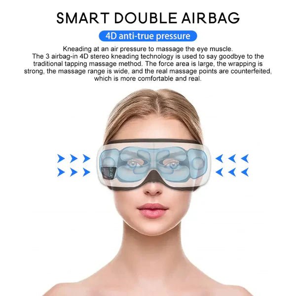 6D Smart Airbag Eye Massager - Kiicity