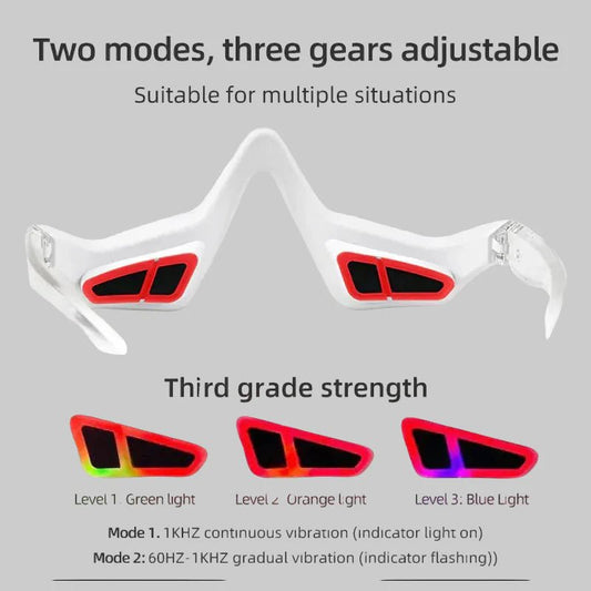 3D Eye Massager: Red Light & EMS for Eye Comfort - Kiicity