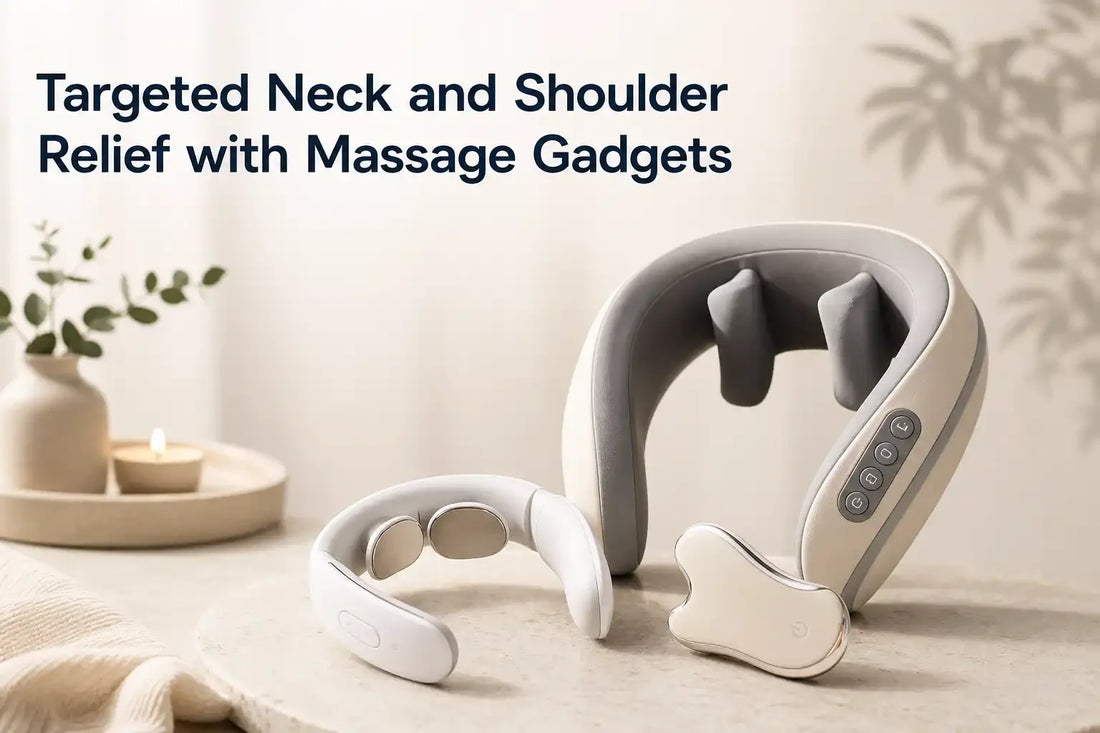 Targeted Neck and Shoulder Relief with Massage Gadgets