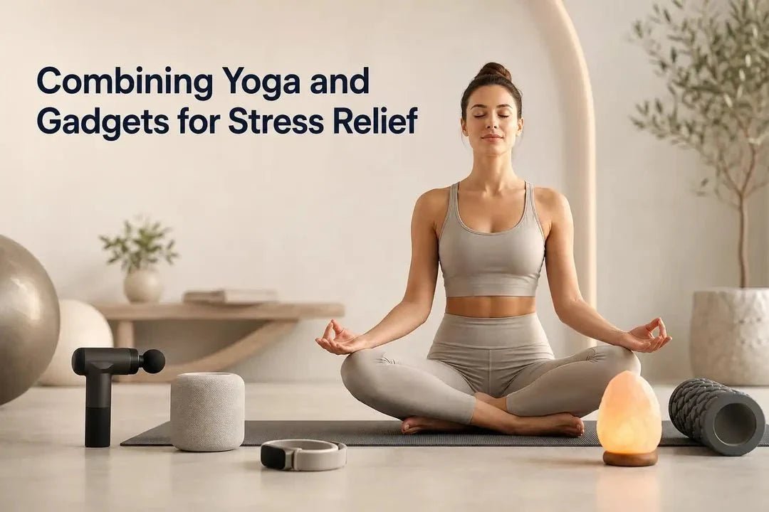 Combining Yoga and Gadgets for Stress Relief - Kiicity