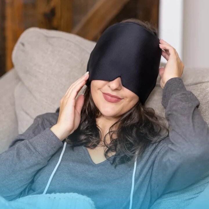 Black Migraine Relief Cap | Kiicity.com