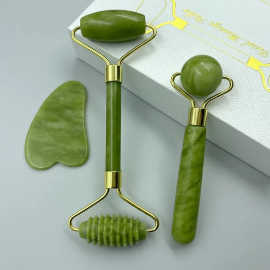 Jade Roller & Gua Sha Set for Radiance - Kiicity