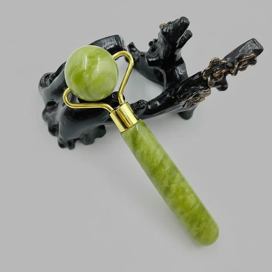 Natural Jade Facial Roller & Gua Sha Set for Radiant Skin - Kiicity