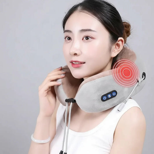 Neck Massager Pillow: On-the-Go Stress Relief - Kiicity