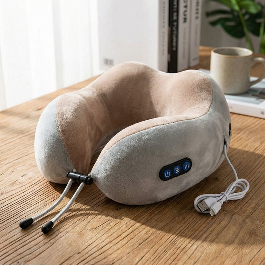 Neck Massager Pillow: Portable Stress Relief On-The-Go - Kiicity