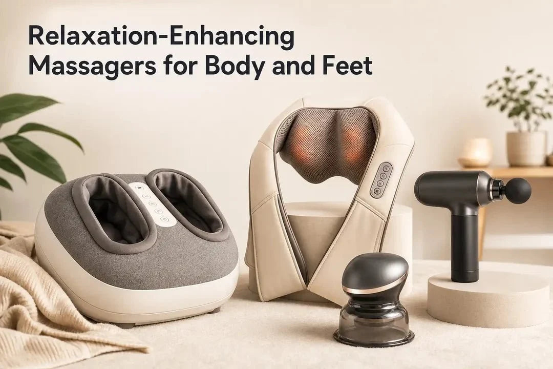Relaxation-Enhancing Massagers for Body and Feet - Kiicity