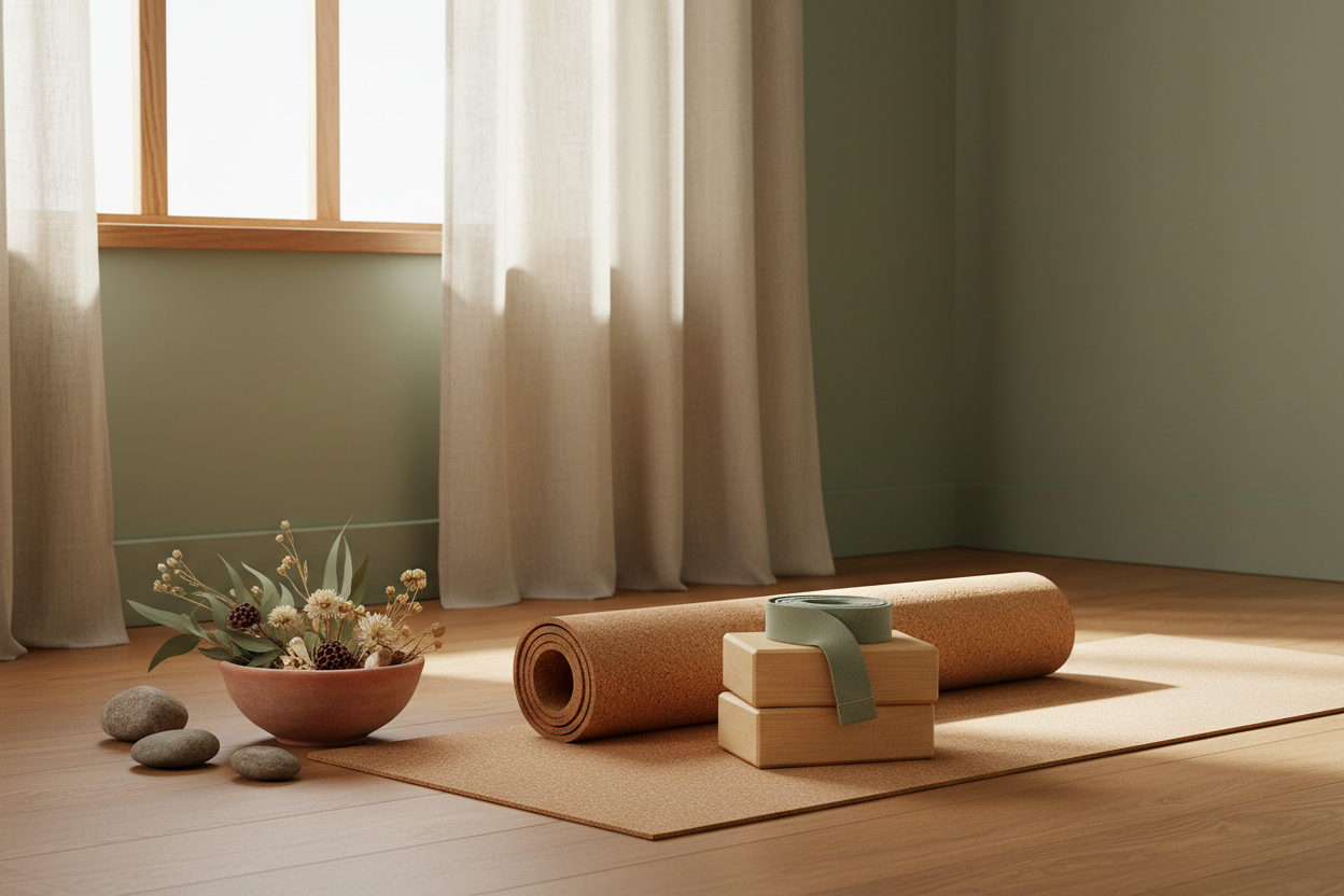 Yoga Practice with Natural Materials