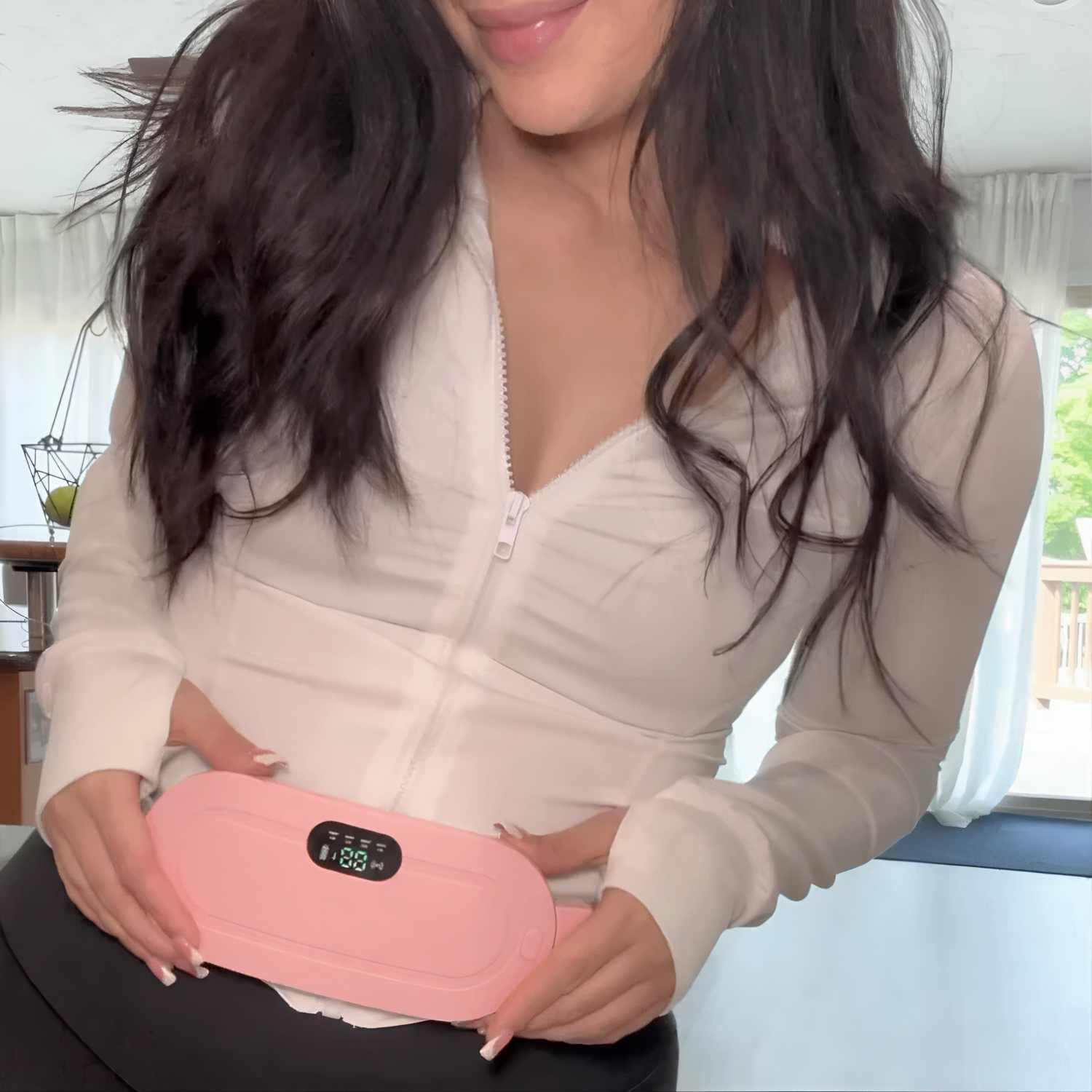 Pink Menstrual Relief Belt | Kiicity.com