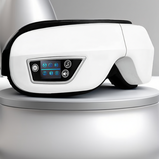 White 6D Smart Airbag Eye Massager | Kiicity.com
