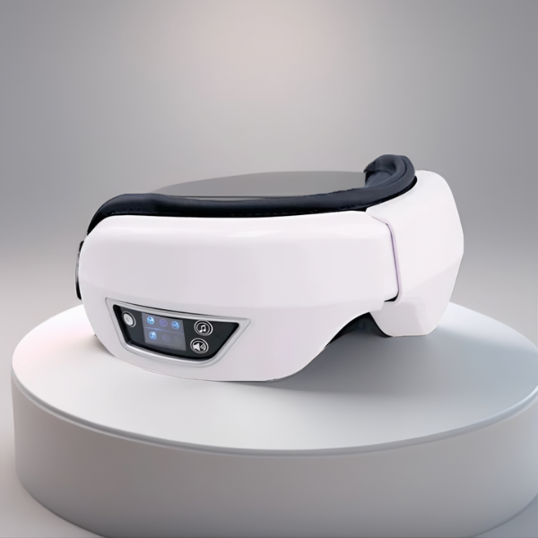 White 6D Smart Airbag Eye Massager | Kiicity.com