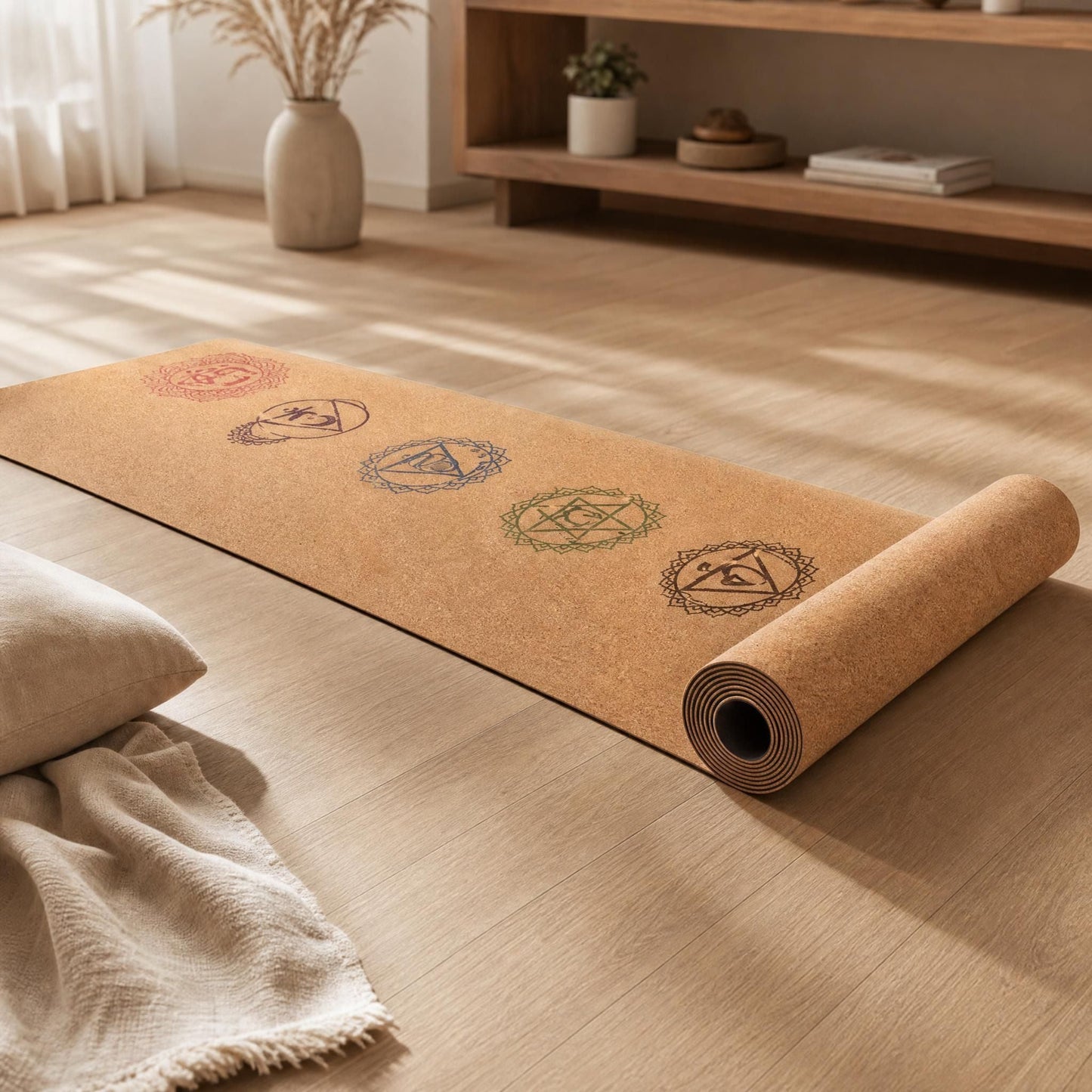 Natural Cork Yoga Mat - Kiicity