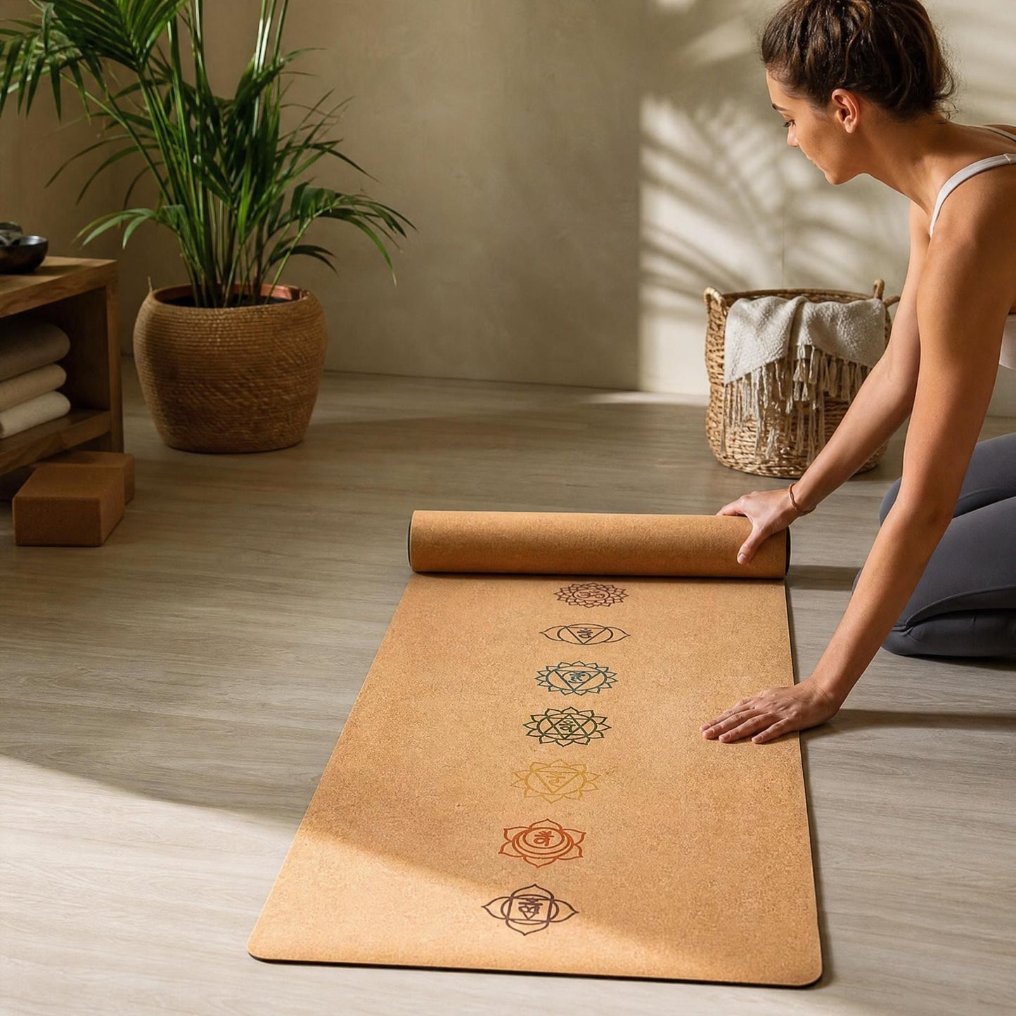 Natural Cork Yoga Mat - Kiicity