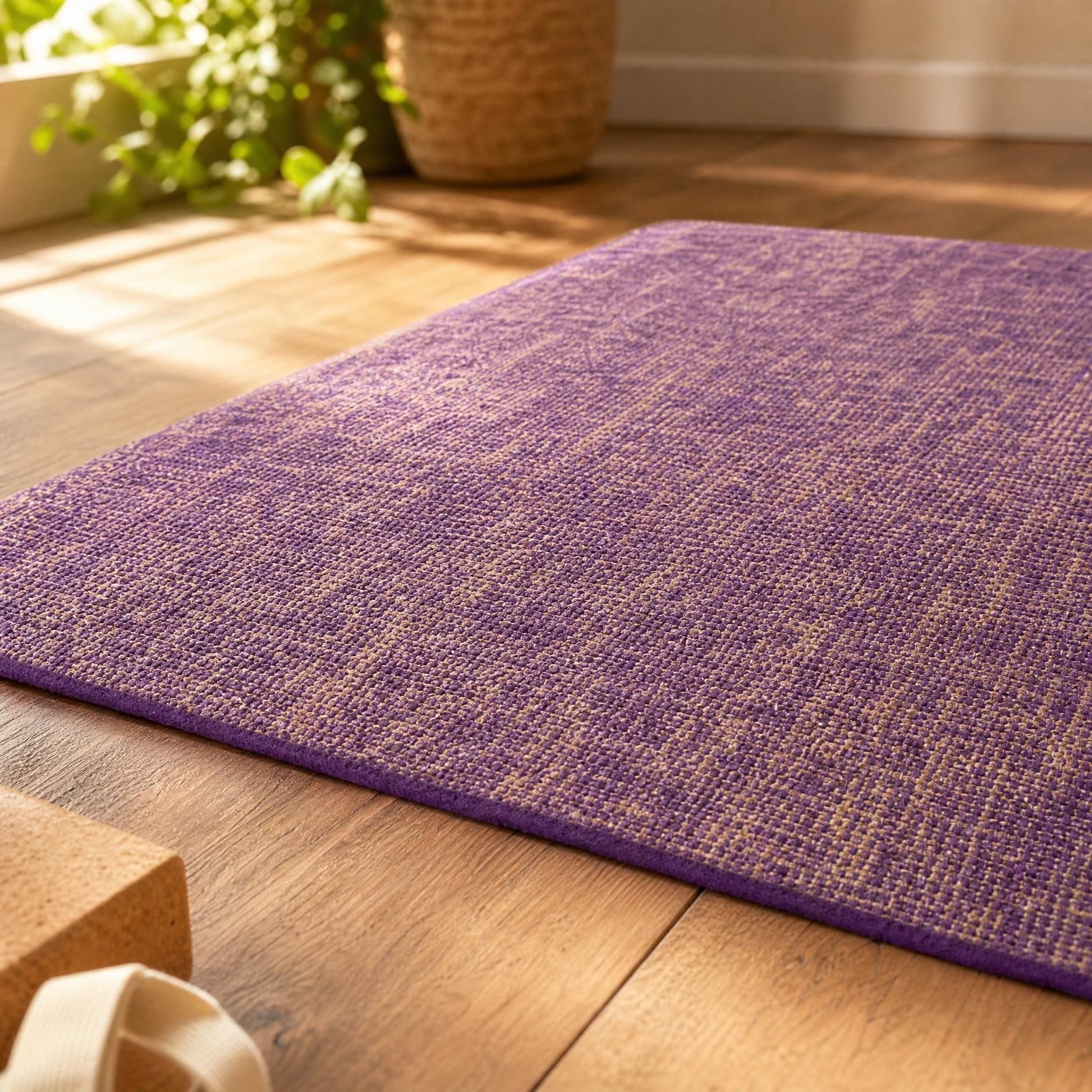 Natural Jute Yoga Mat - Kiicity
