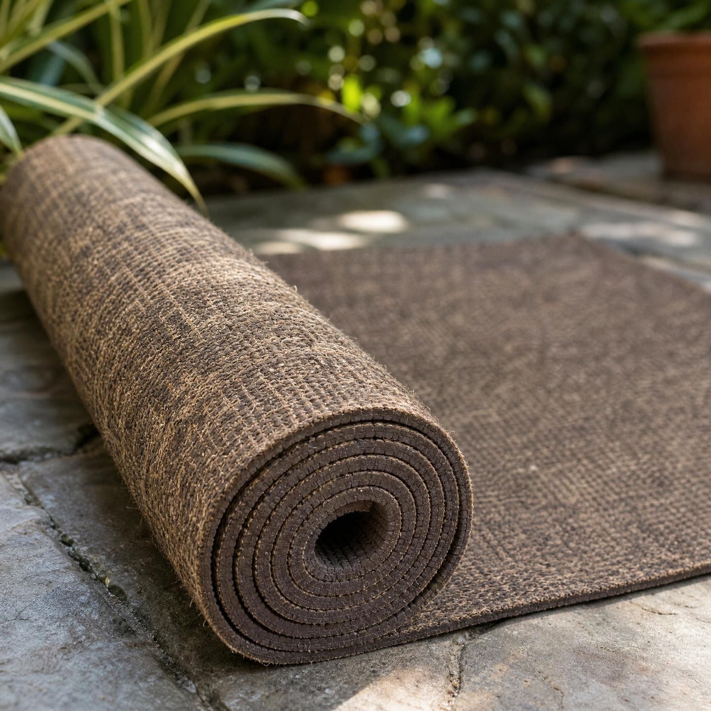 Natural Jute Yoga Mat - Kiicity