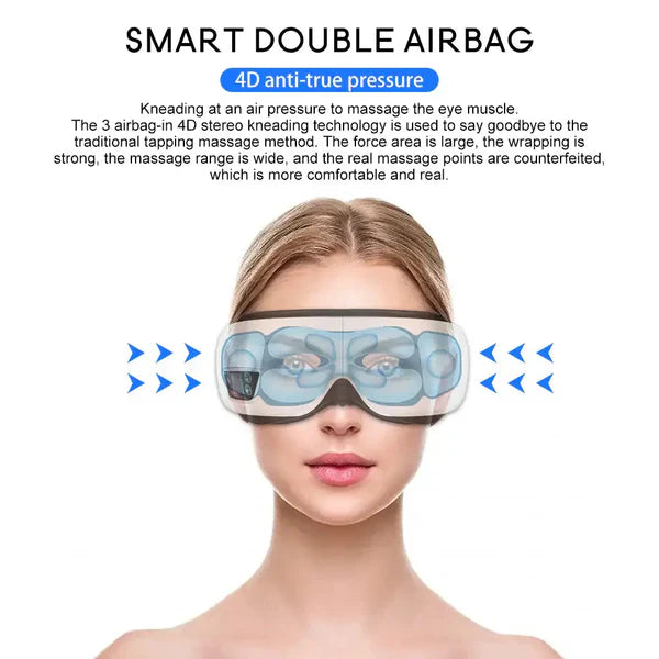 6D Smart Airbag Eye Massager